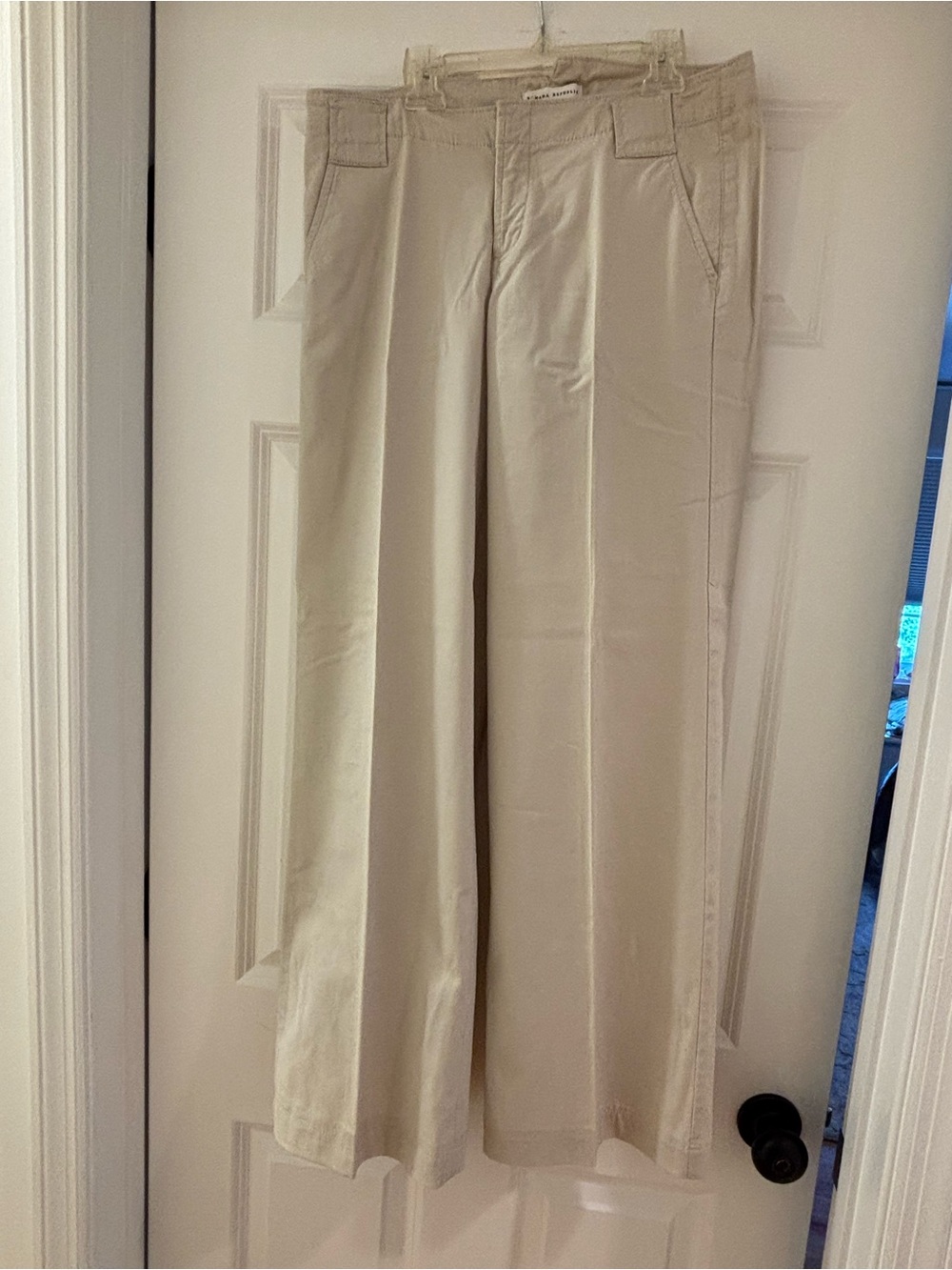 Womans Wide-Leg beige Pants -